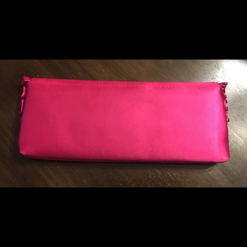 La Regale Pink Ruffle Clutch - Picture 2 of 5